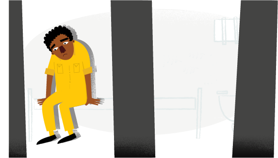 David gets sent to prison